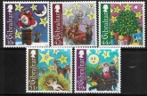 2008  Gibraltar  SG.1302-6  Christmas Songs and Carols   set 5 values U/M (MNH)