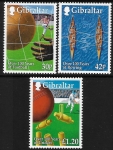 1999 Gibraltar SG.894-6 Local Sporting Centenaries set 3 values  U/M (MNH)