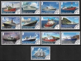2020 Tristan da Cunha  SG.1295-1307  Modern Mailships  definitive set 13 values U/M (MNH)