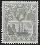 1924-33  Ascension Island  SG.13  2d grey-black and grey  lightly mounted mint.
