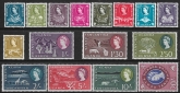1960-2  KUT  SG.183-98  definitive set 15 values U/M (MNH)