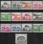 1950  Iceland SG.296-308  set 13 values U/M (MNH)