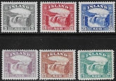 1931  Iceland  SG.195-200  set 6 values U/M (MNH)