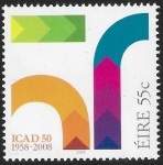 2008  Ireland.SG.1896  50th Anniv. of  Inst. of Advertising & Design. U/M (MNH)