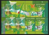 2001  Belarus SG.853-4  Europa 'Natural Resources' Sheetlet  U/M (MNH)