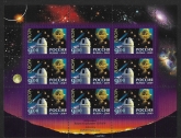 2009  Russia  SG.7600 Europa 'Astronomy' sheetlet U/M (MNH)