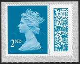 V4500  2nd brt blue CB M21L MBIL SBP T2 (from business sheet).. ISP U/M (MNH)