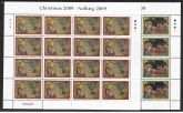 2009 Ireland SG.1986-7 Christmas 2 values in sheets of 16 U/M (MNH)