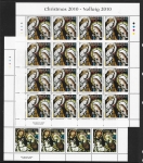 2010 Ireland SG.2042-3 Christmas 2 values in sheets of 16 U/M (MNH)