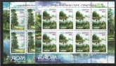 2001  Belarus  SG.457-8  Europa 'Natural Resources'  sheetlets of 8 U/M (MNH)