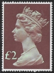SG.1027  £2.00 light emerald and purple-brown. U/M (MNH)