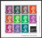MS.3073 London 2010 Festival of Stamps mini sheet by Cartor U/M (MNH)