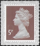 U2922  5p 2B  dull red-brown  M21L  SBP T2 Walsall/ISP  U/M (MNH)