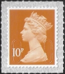 U2923  10p dull orange M21L  SBP T3 Walsall (ISP) U/M (MNH)