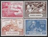 1949  North Borneo SG.352-5   Universal Postal Union  set 4 values U/M (MNH)