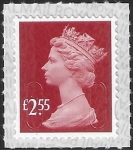 U2962 £2.55 deep rose red  'M21L'   SBP T3   Walsall  (MNH)