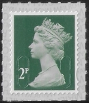 U2921  2p deep green 2B  M21L SBP T3  Walsall/ISP U/M (MNH)
