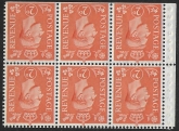 QB30a 2d pale orange. inverted watermark. perf P.  U/M