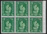 QB4a ½d pale green. inverted  wmk. perf.I  U/M