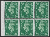 QB26 1½d  pale green perf.I  U/M