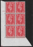 1951  2½d pale scarlet  Q15(SG.507) cyl.274 dot  perf 5(E/I) U/M
