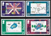 2012 St. Helena. SG.1183-6  Diamond Jubilee (2nd issue) set 4 values U/M (MNH)