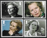 2013 St. Helena. SG.1202-5  Margaret Thatcher. set 4 values U/M (MNH)