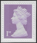 U3746  1st bright lilac ReigC  015R (from booklet) Walsall U/M (MNH)