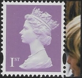 U3747 1st bright lilac ReigP 016R   (from booklet) Walsall  U/M (MNH)