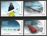 2019 Australian Antarctic SG.290-3 50yrs Casey Research Station. set 4 values U/M (MNH)