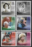 2021 Tristan Da Cunha.  SG.1308-13  95th Birthday of Queen Elizabeth II set 6 values U/M (MNH)