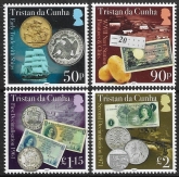 2021 Tristan Da Cunha.  SG.1314-7  Anniversaries of Decimalisation. set 4 values U/M (MNH)
