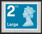 U3031 2nd Large bright blue MBIL  M20L SBP T2 Walsall U/M (MNH)