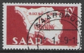 1948 SAAR  SG.257  Map of Saarland. very fine used. (cat. val. £6.50)