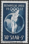 1952 Saar SG.313 15th Olympics  very fine used. (cat. val. £22.00)