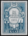 1953 SAAR  SG.339  Stamp Day. mounted mint. (cat. val. £11.00)