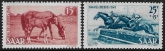 1949 SAAR SG.262-3  Horse Day - 2 values  U/M (MNH) cat. val. £46.00