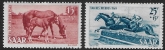 1949 SAAR SG.262-3  Horse Day.  M/M  cat. val. £46.00