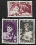 1953 SAAR SG.341-3  Paintings   U/M (MNH)  cat. val. £16