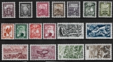 1949-51 SAAR SG.264-80  various designs. set 17 values M/M cat. £170.00