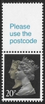 SG.1470 20p  2B brownish black & cream. Harrison. ex booklet FB56 U/M (MNH)