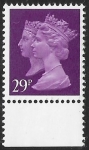 SG.1472 29p  2B deep mauve. Harrison. ex booklet. DX11 U/M (MNH)