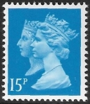 SG.1467 15p CB bright blue Harrison from sheet U/M (MNH)