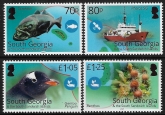 2021 South Georgia. SG.789-92  The Blue Belt Programme. set 4 values U/M (MNH)