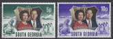 1972 South Georgia  SG.36-7  Royal Silver Wedding. set 2 values U/M (MNH)