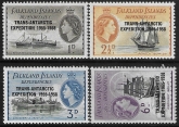 1980 Falkland Islands Dependencies SG. G41-4 Trans Atlantic Expedition. U/M (MNH)