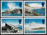 1984 Falkland Islands Dependencies SG.121-4 Volcanoes. set 4 . U/M (MNH)