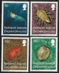 1984 Falkland Islands Dependencies SG.117-20 Crustacea. set 4. U/M (MNH)