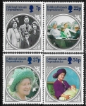 1985 Falkland Islands Dependencies SG.129-32 Queen Mother. set 4. U/M (MNH)