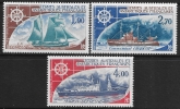 1976  French Antarctic  SG.104-6 U/M (MNH)
